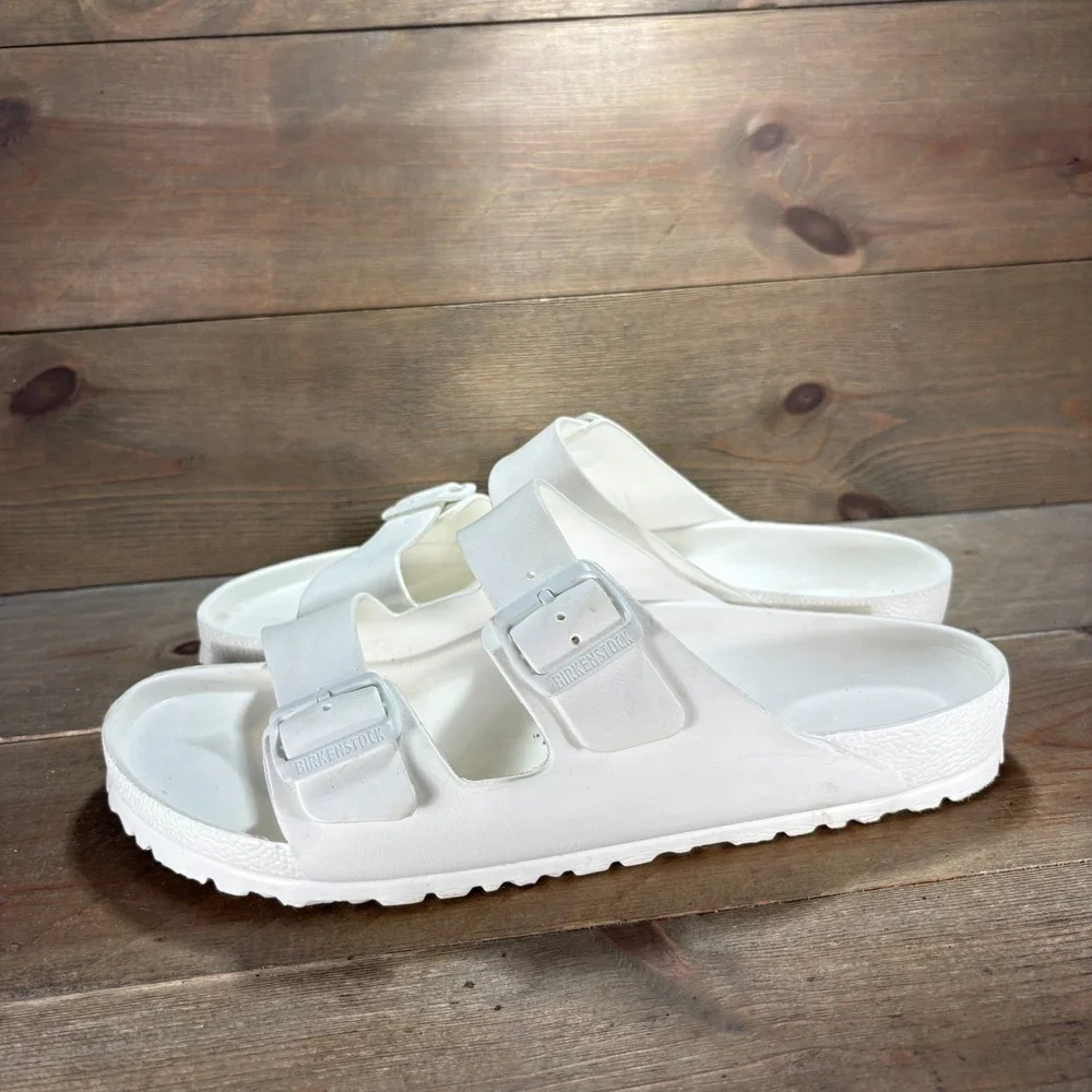 Birkenstock Arizona EVA Mens size 11 shoes White Waterproof Slide Sandals